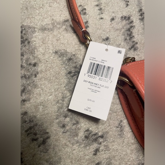 Disney x Coach π©·π§‘ Mickey & Flowers leather shoulder bag purse NWT - Picture 7 of 12